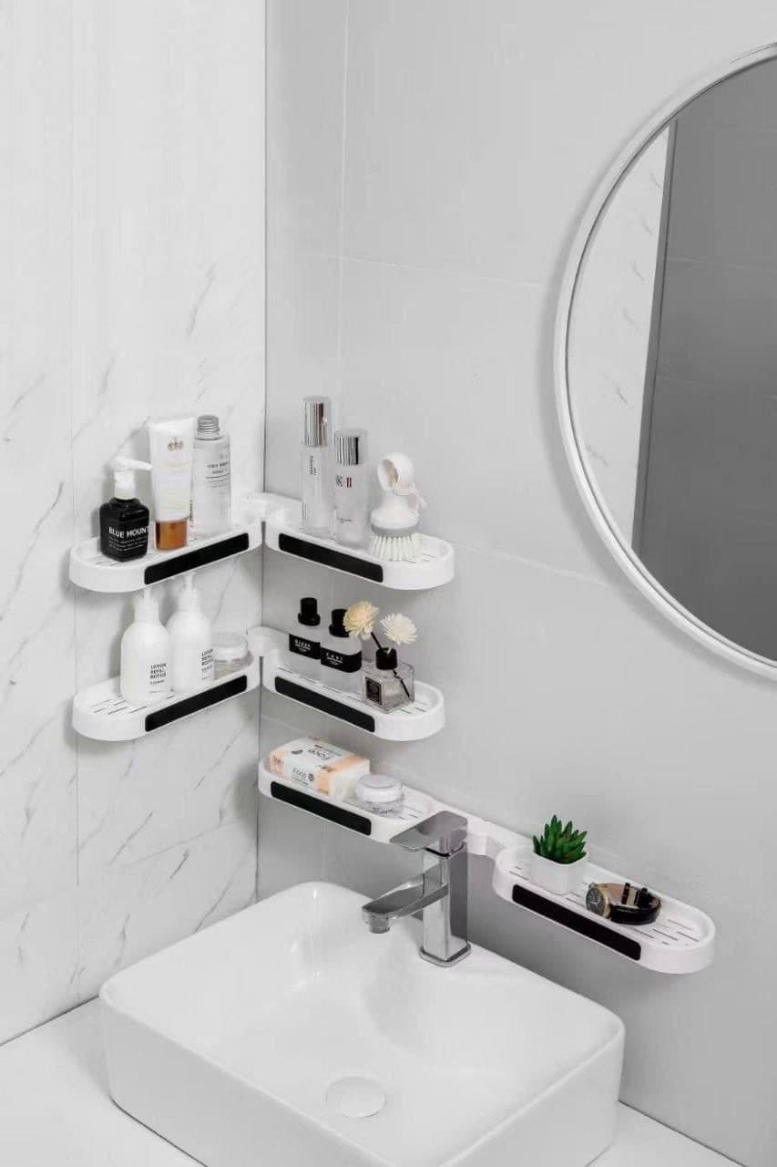 Bathroom corner rack